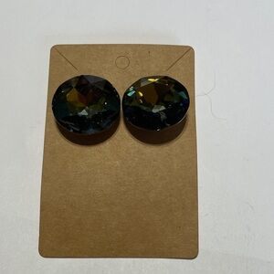 Multicolor Faceted Earrings